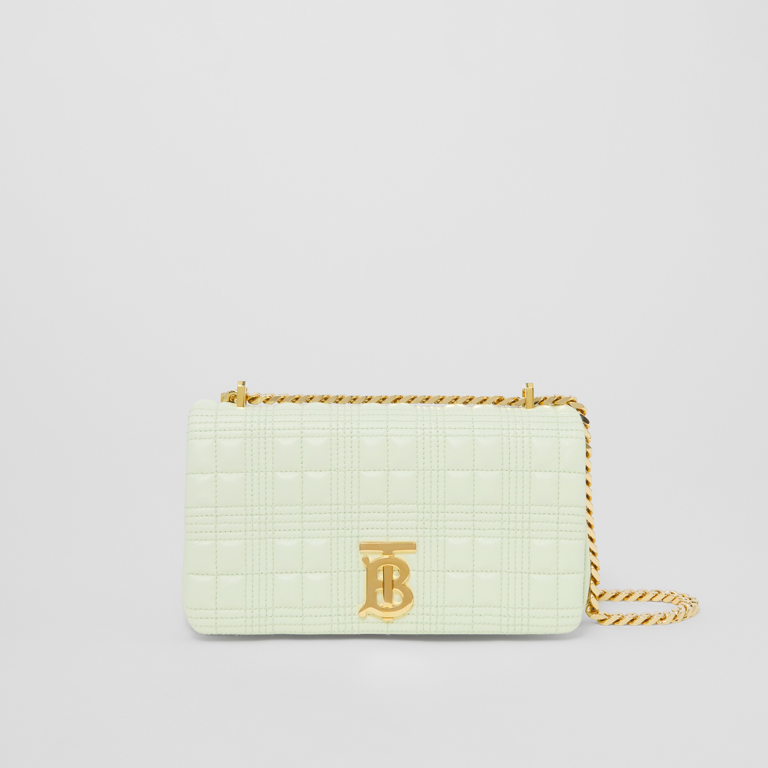 Quilted Leather Small Lola Bag in Pistachio - Women | Burberry® Official - 1
