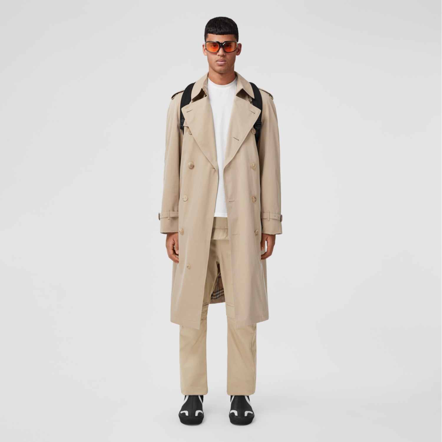 The Westminster Trench Heritage MIEL Homme Gabardine de coton Site officiel Burberry