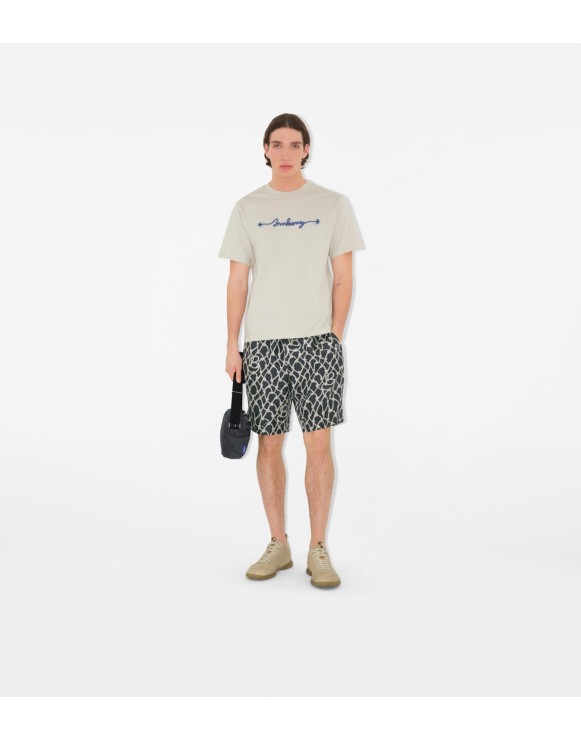 ノットロゴ コットンTシャツ