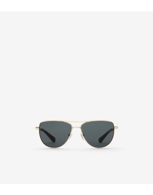 Burberry polarized aviator sunglasses hotsell