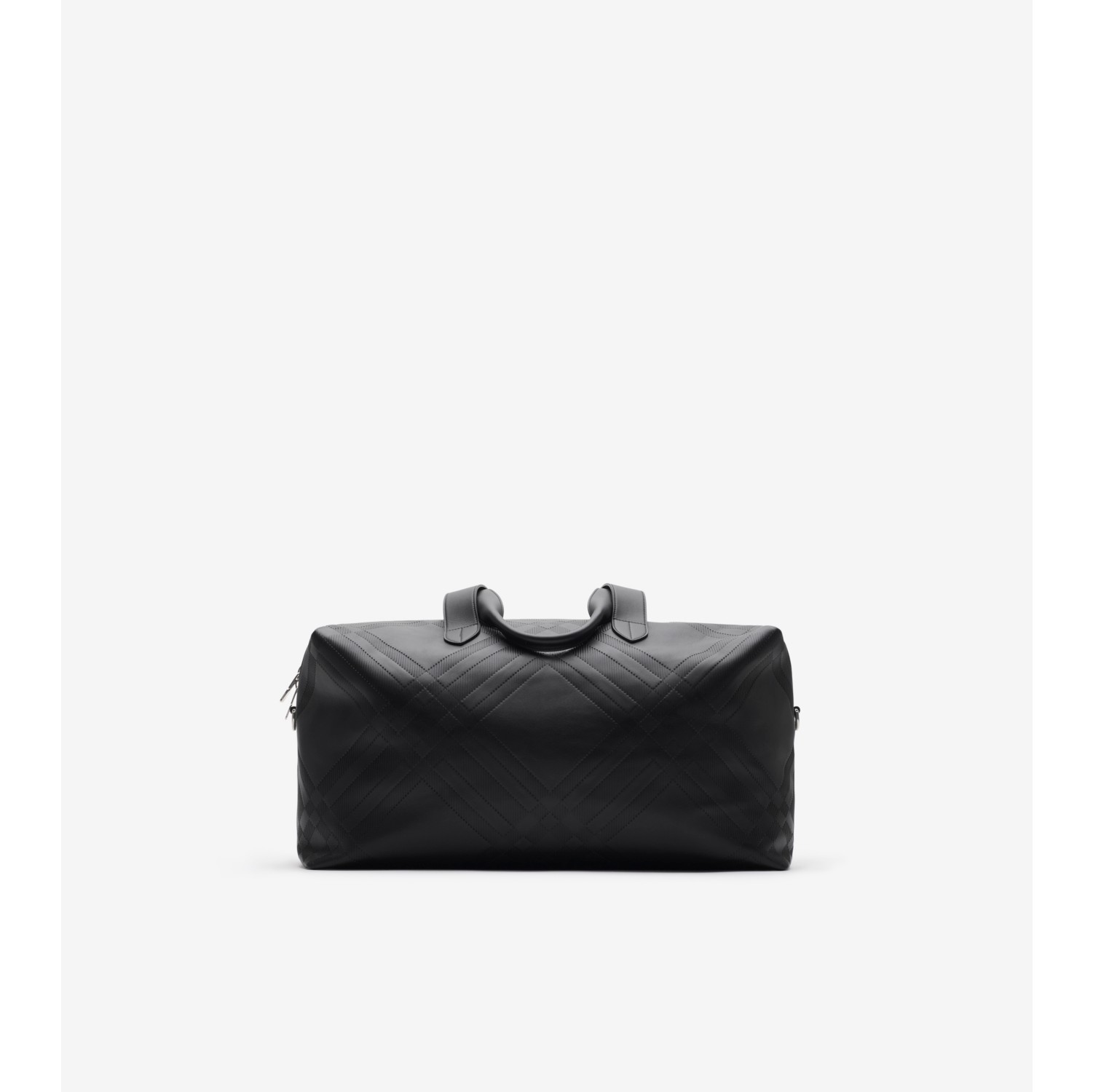 Embossed Check Duffle Bag