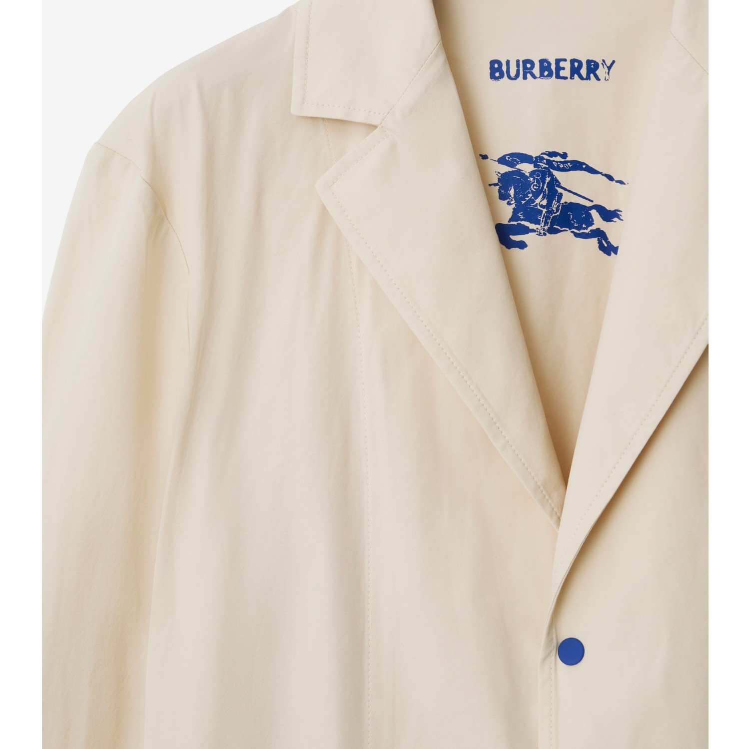 コットンブレンド テーラードジャケット (ソープ) - メンズ, コットン | Burberry®公式サイト