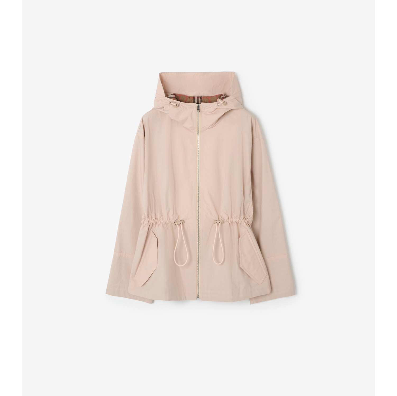 Baumwollmisch-Kapuzenjacke