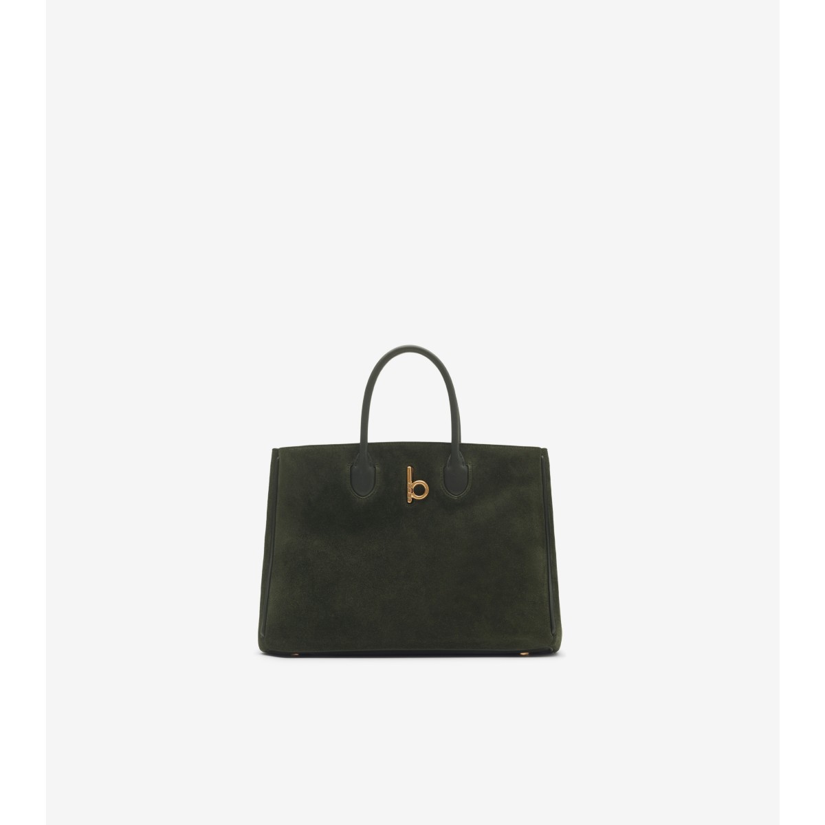 Shop Burberry Small Rocking Horse Tote​ In Loch