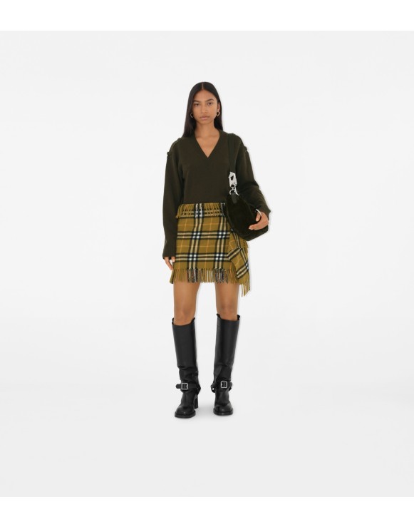 Burberry plaid skirt womens hotsell