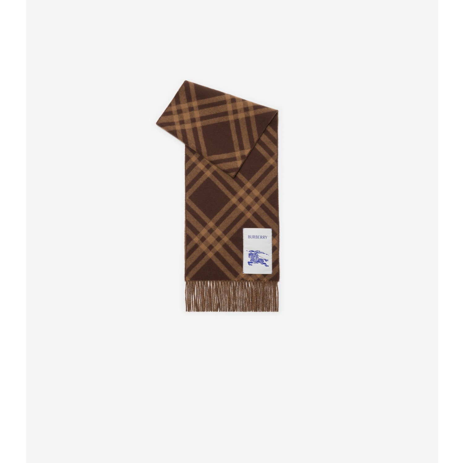 Check Cashmere Scarf
