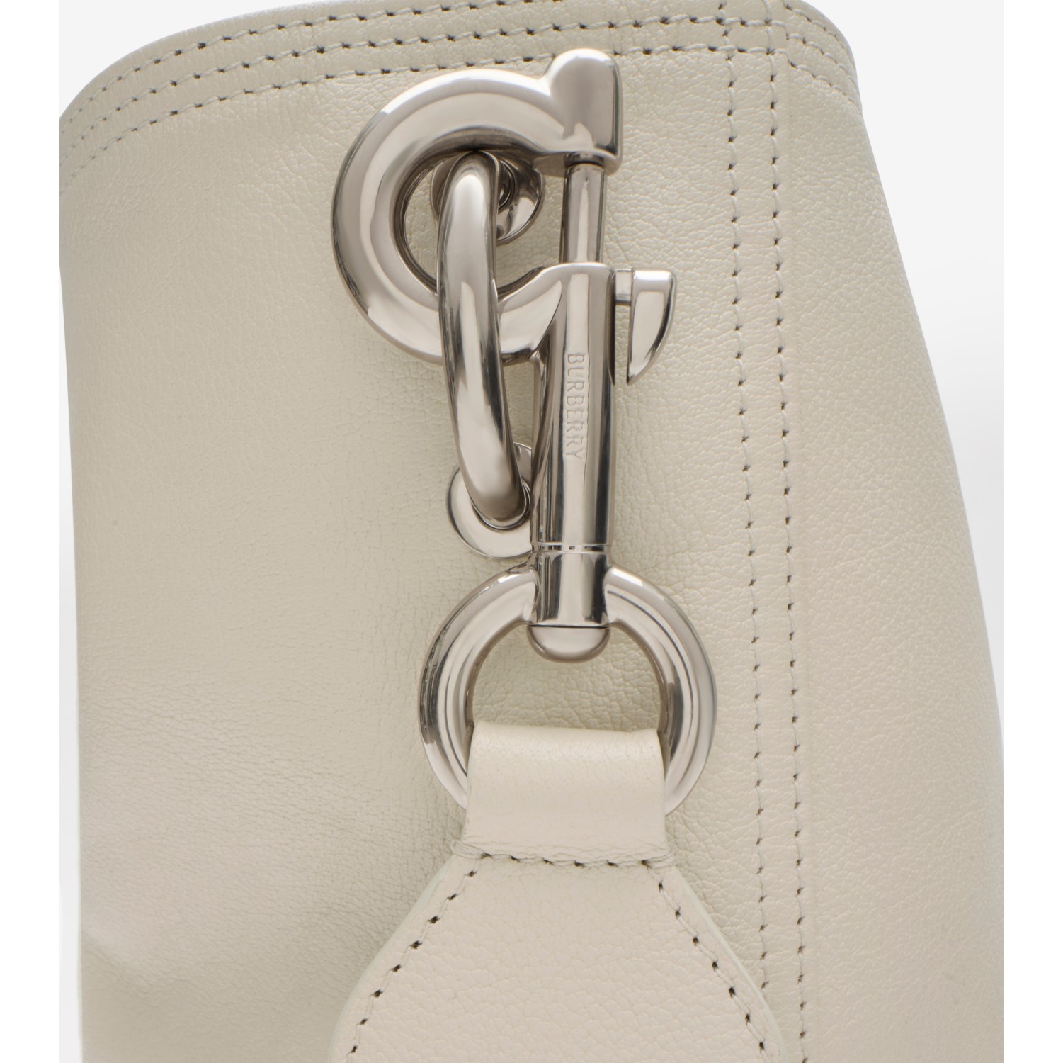 Medium B Clip Bucket Bag​ in Soap beige - Women | Burberry® Official