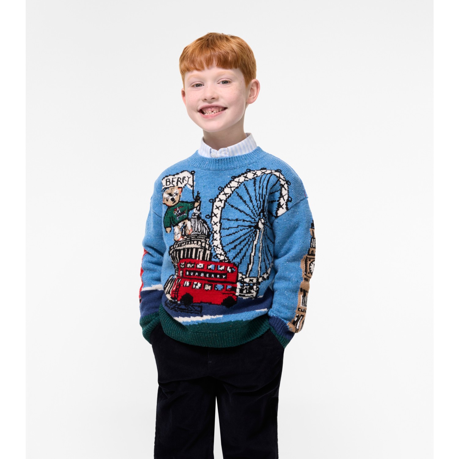 London Bear Wool Blend Sweater
