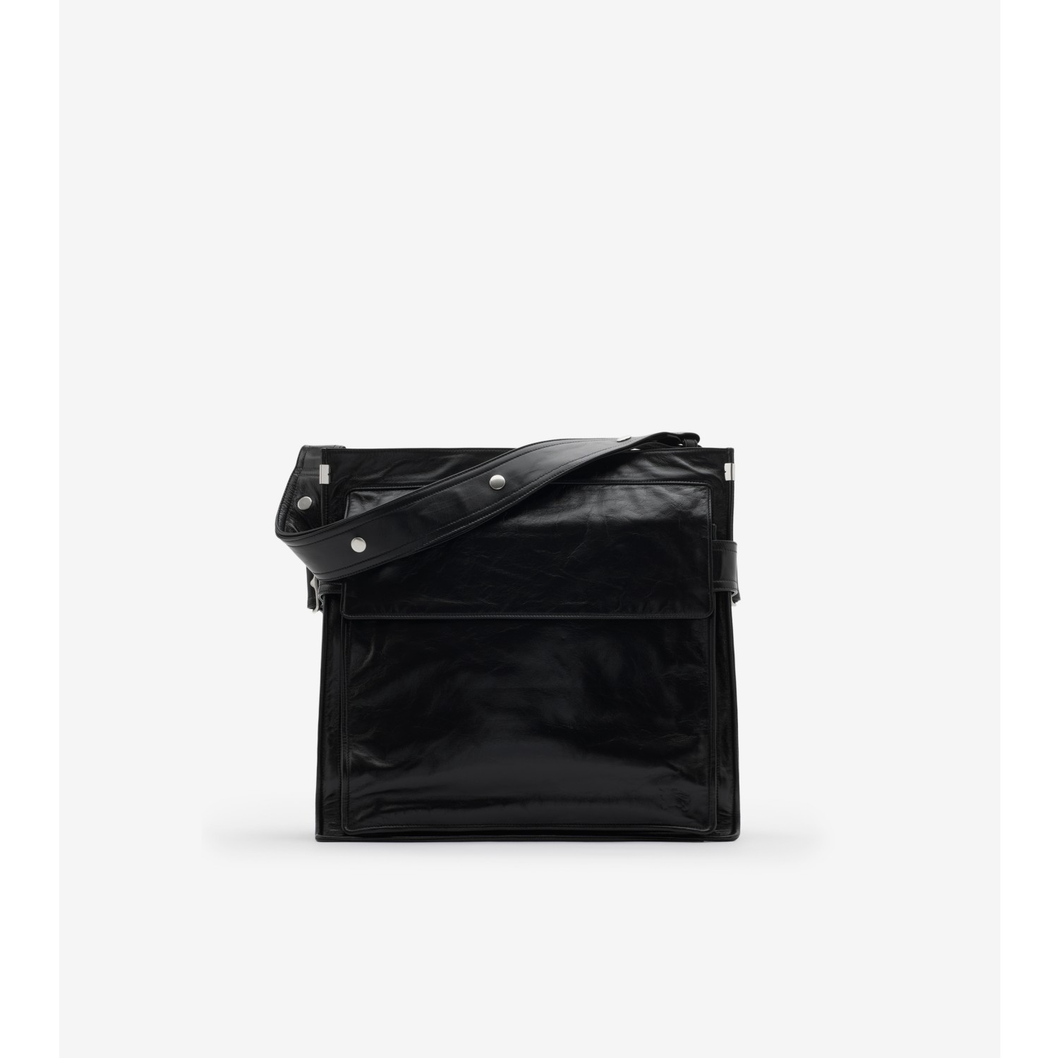 Medium Trench Tote in Black Women Burberry Official