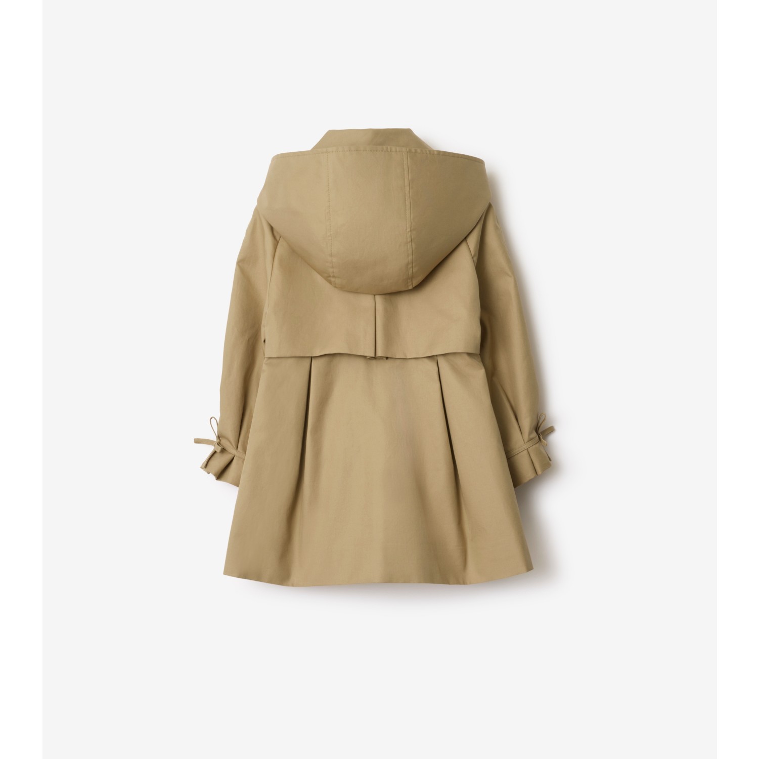 Cotton Hooded Trench Coat