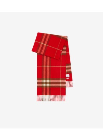 チェック カシミアスカーフ (ストーン) | Burberry®公式サイト