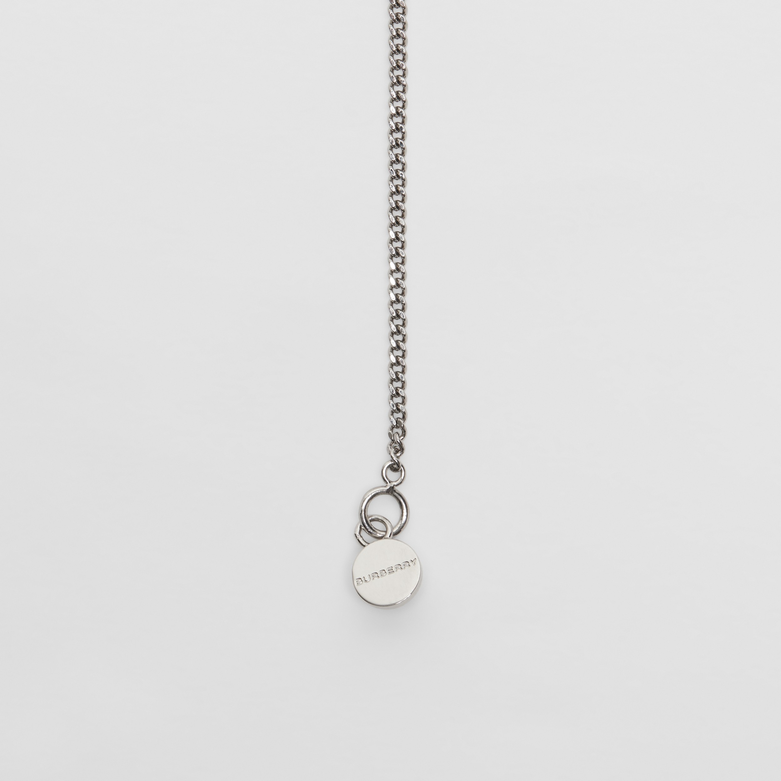 Palladium-plated Chain Necklace in Palladio - Women | Burberry United ...