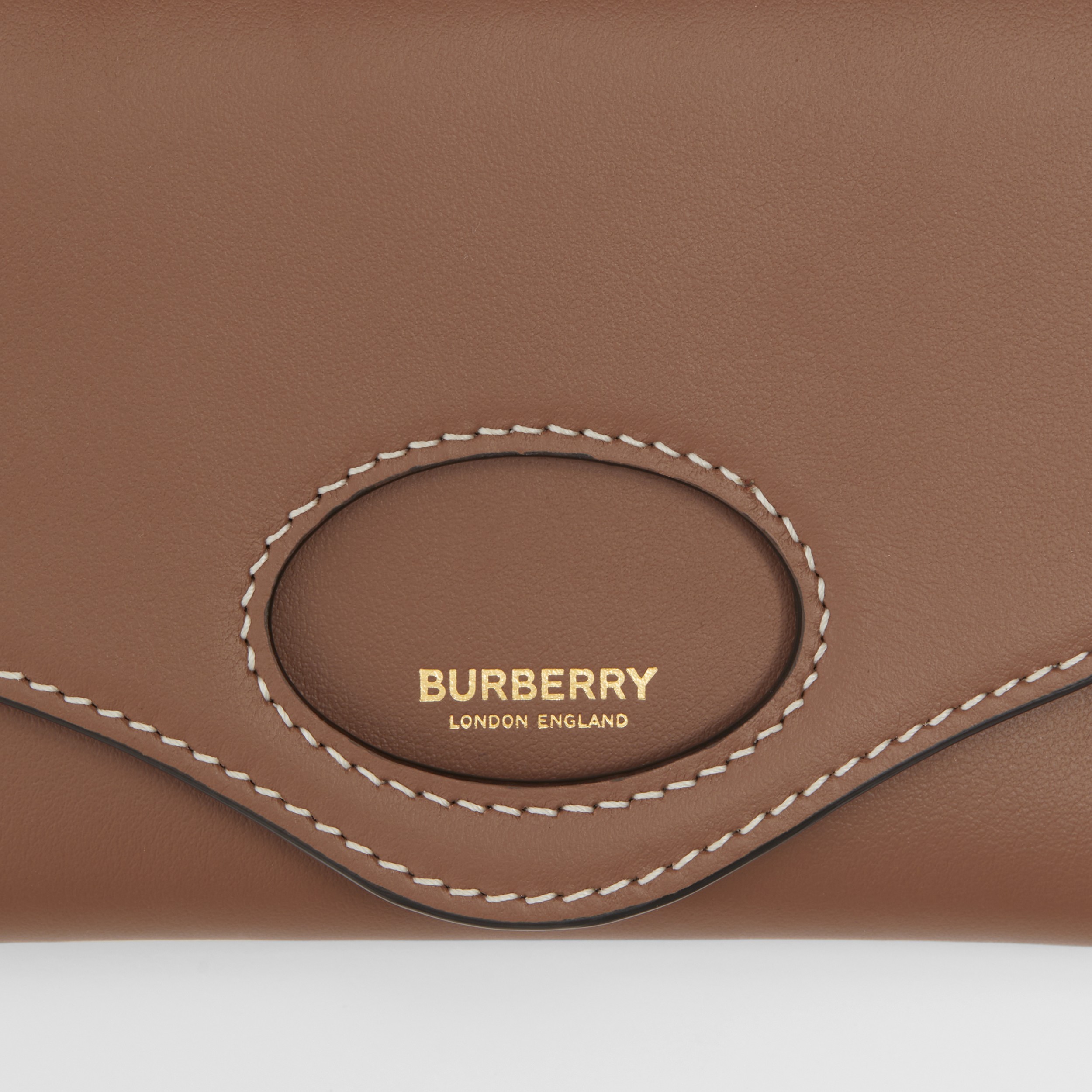 Leather Pocket Wallet in Malt Brown - Women | Burberry® Official - 2