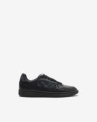 Zapatillas deportivas Terrace Check en piel color negro