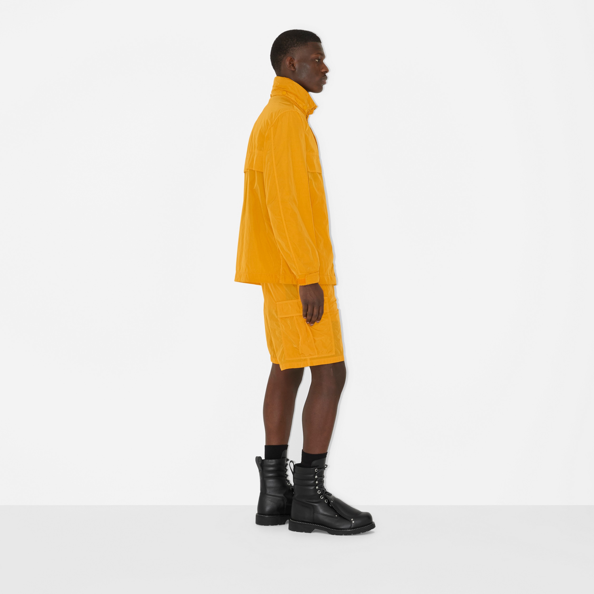 Nylon Cargo Shorts in Marigold - Men | Burberry® Official - 3