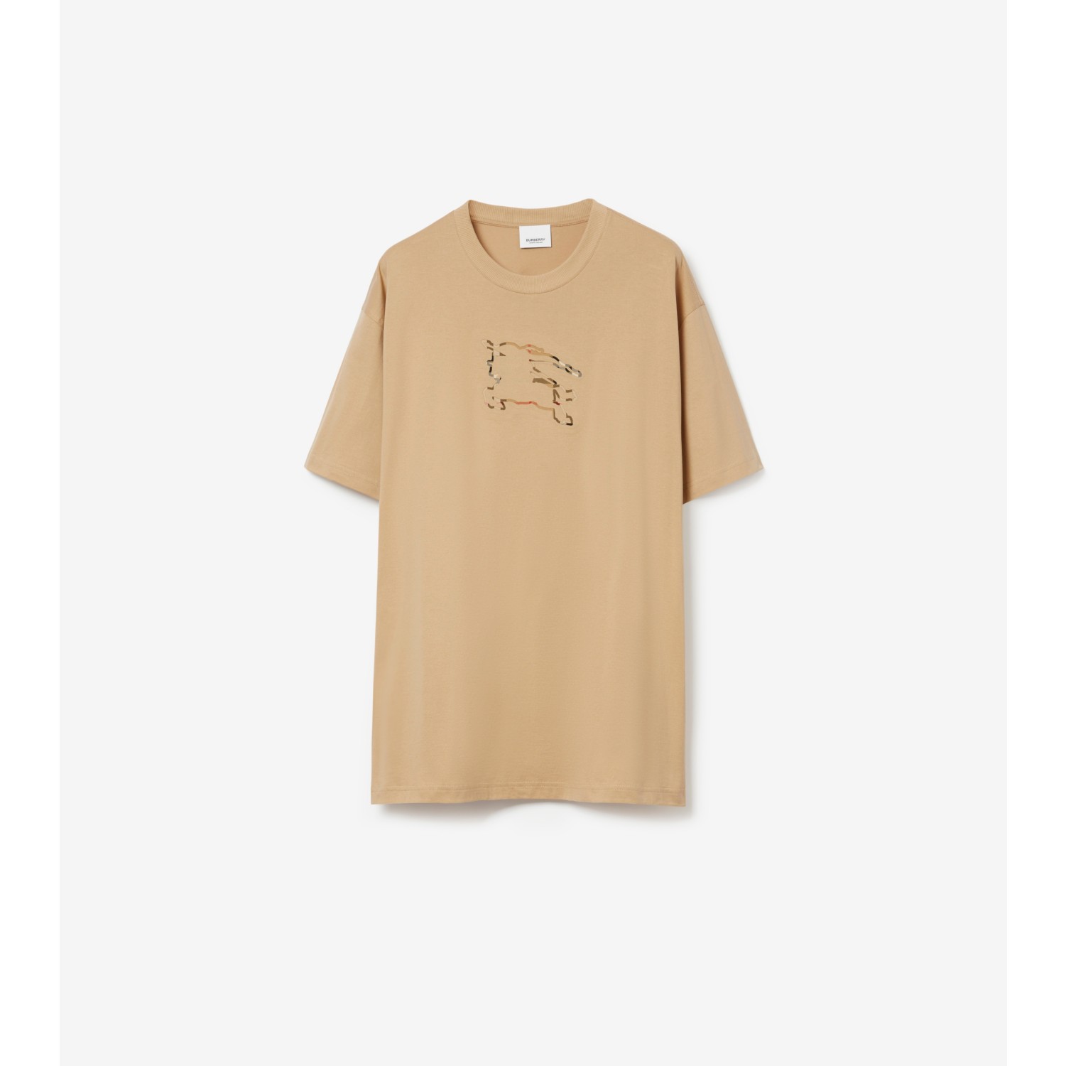 チェックEKD コットンTシャツ