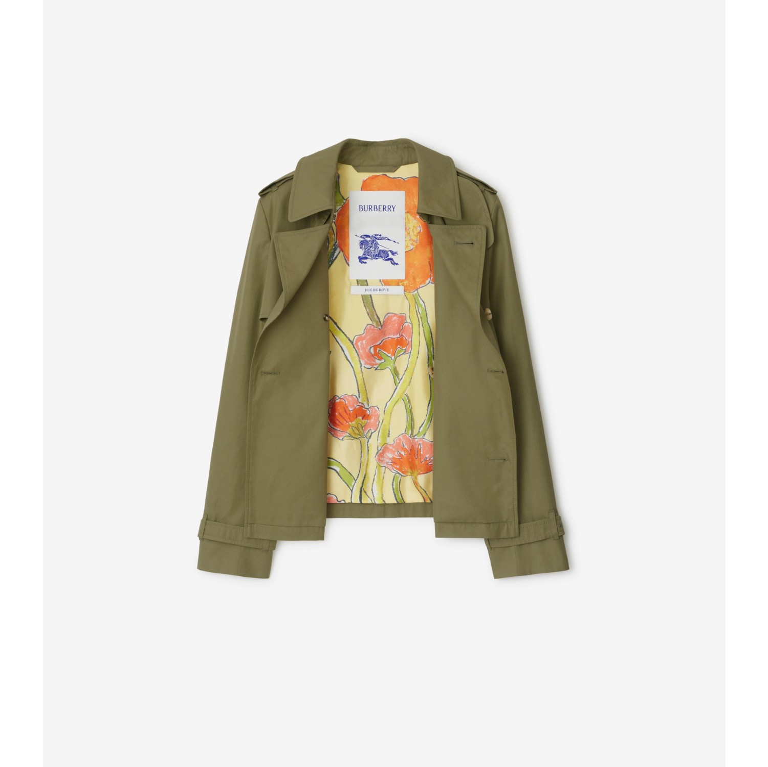 Veste trench en gabardine Highgrove