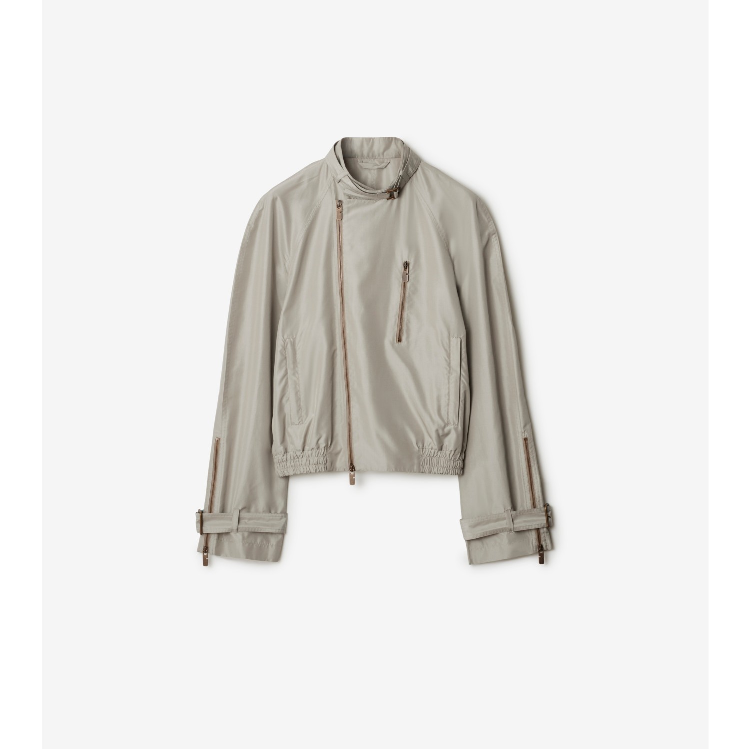 Chaqueta Harrington en seda