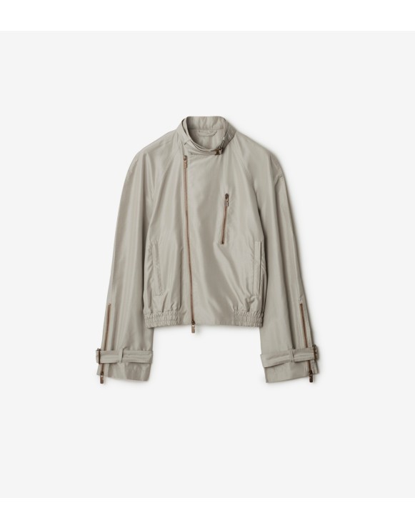 Silk Harrington Jacket