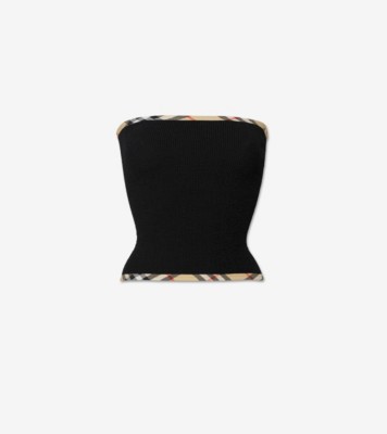 Devyn Swim Skirt/Tube Top in Black - Women, Nylon | Burberry® Official