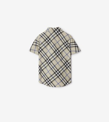 Camisa burberry hombre manga corta best sale