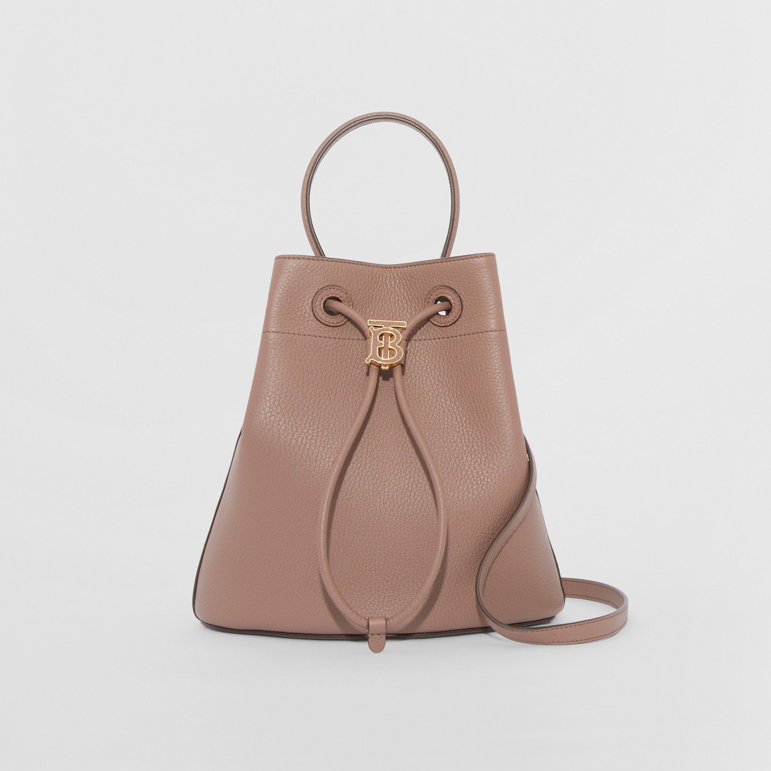 Small TB Bucket Bag in Light Saddle Brown - Women | Burberry® Official - 1