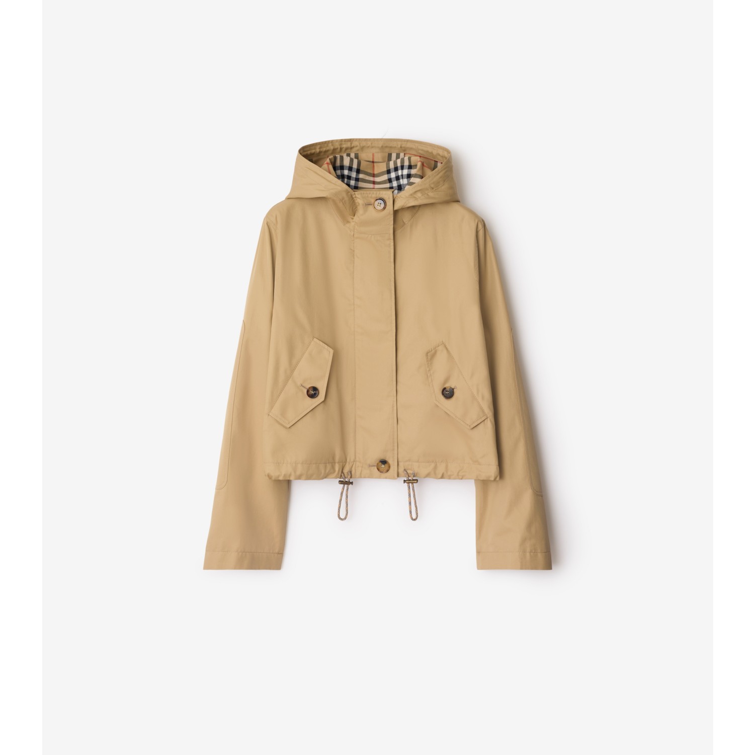 Short Gabardine Parka
