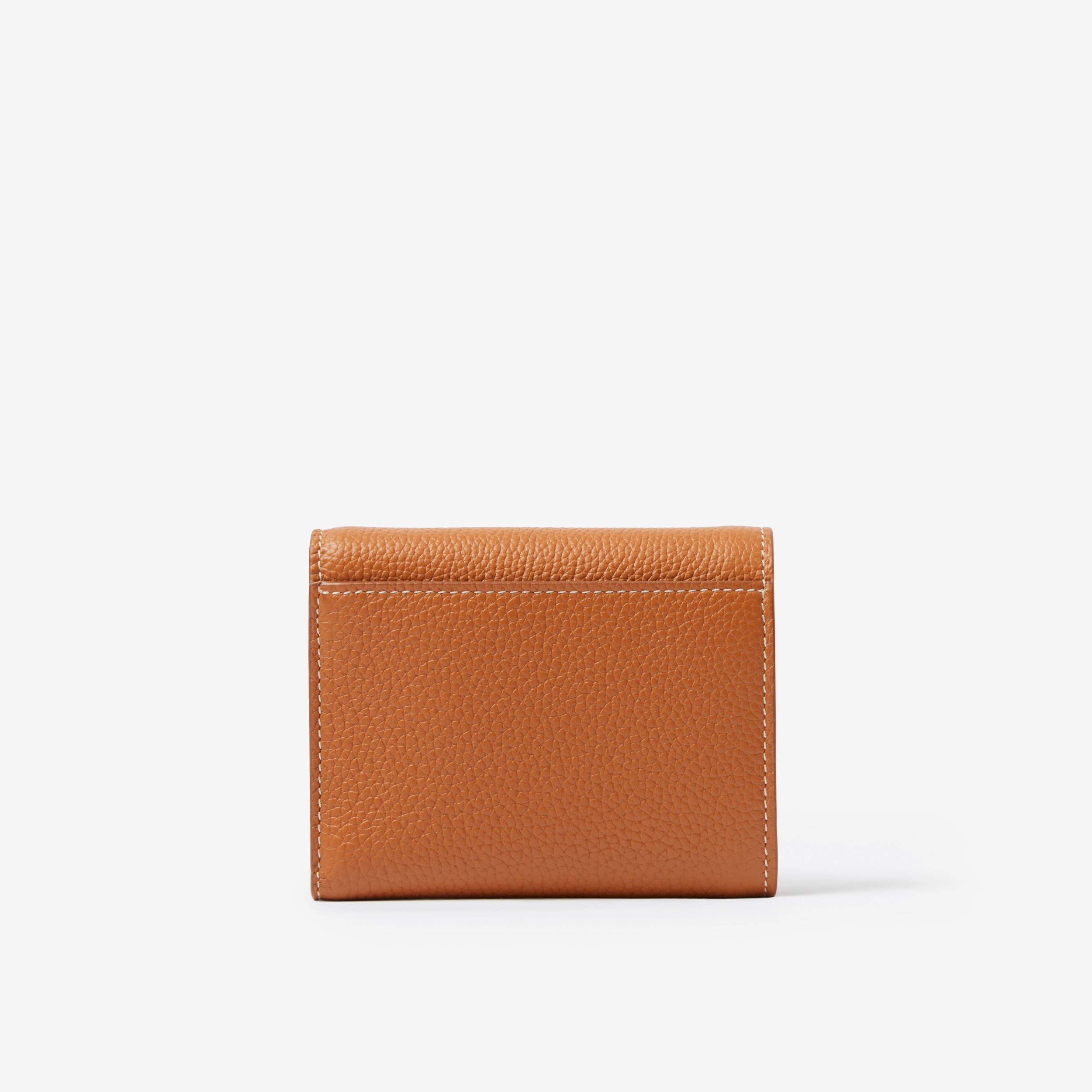 Grainy Leather TB Compact Wallet in Warm Russet Brown - Women | Burberry®  Official