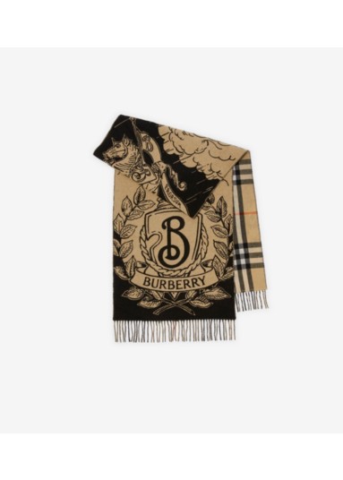 Wide Reversible Stormy Knight Scarf