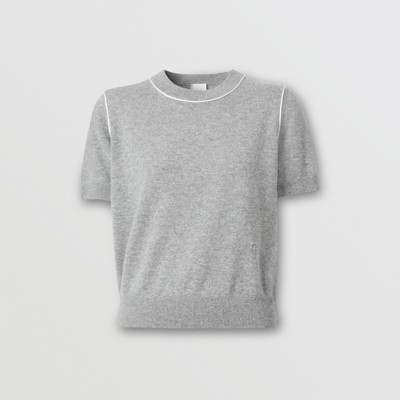 Short sleeve cashmere top Clearance