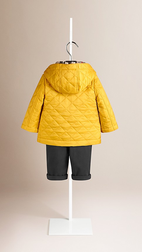 Quilted Duffle Coat Bright Straw | Burberry