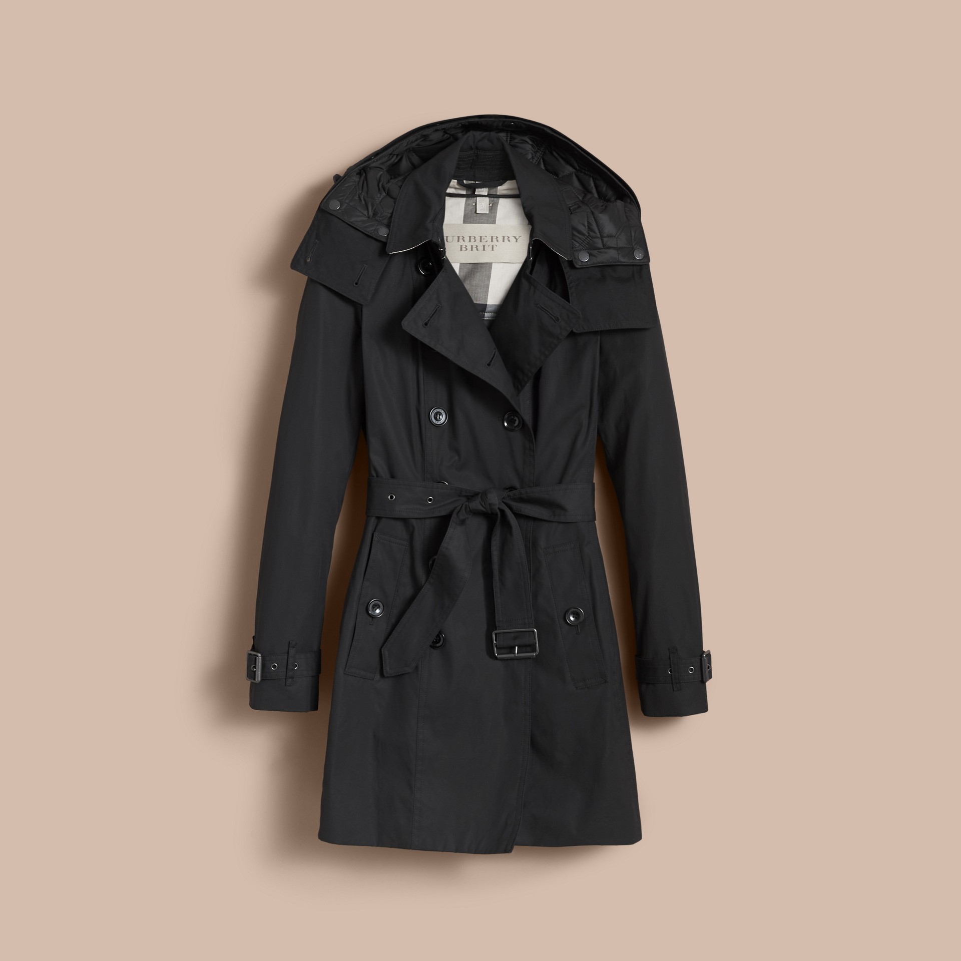 Burberry Tropical Gabardine Trench Coat With Ruffle Detail Taupe Burberry Multicolor Tropical Gabardine Trench Coat With Ruffle Detail Taupe Lyst