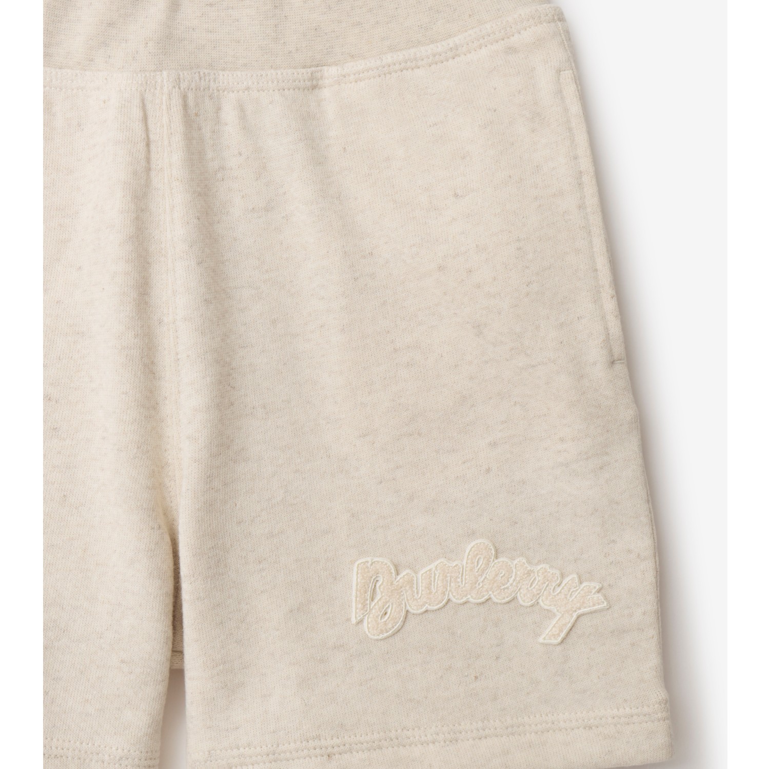 Logo Cotton Linen Shorts