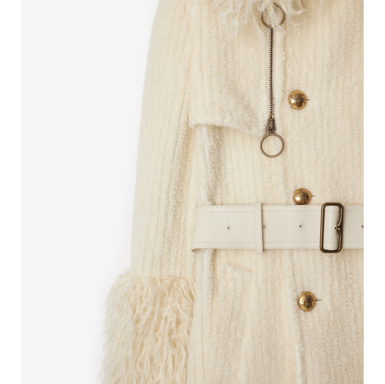 Long Corduroy Trench Coat