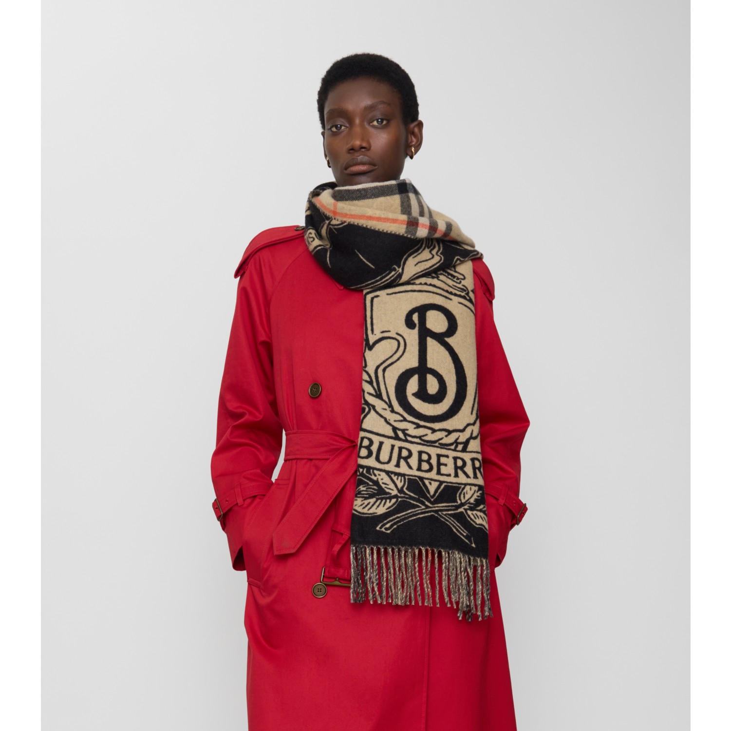 Wide Reversible Stormy Knight Scarf