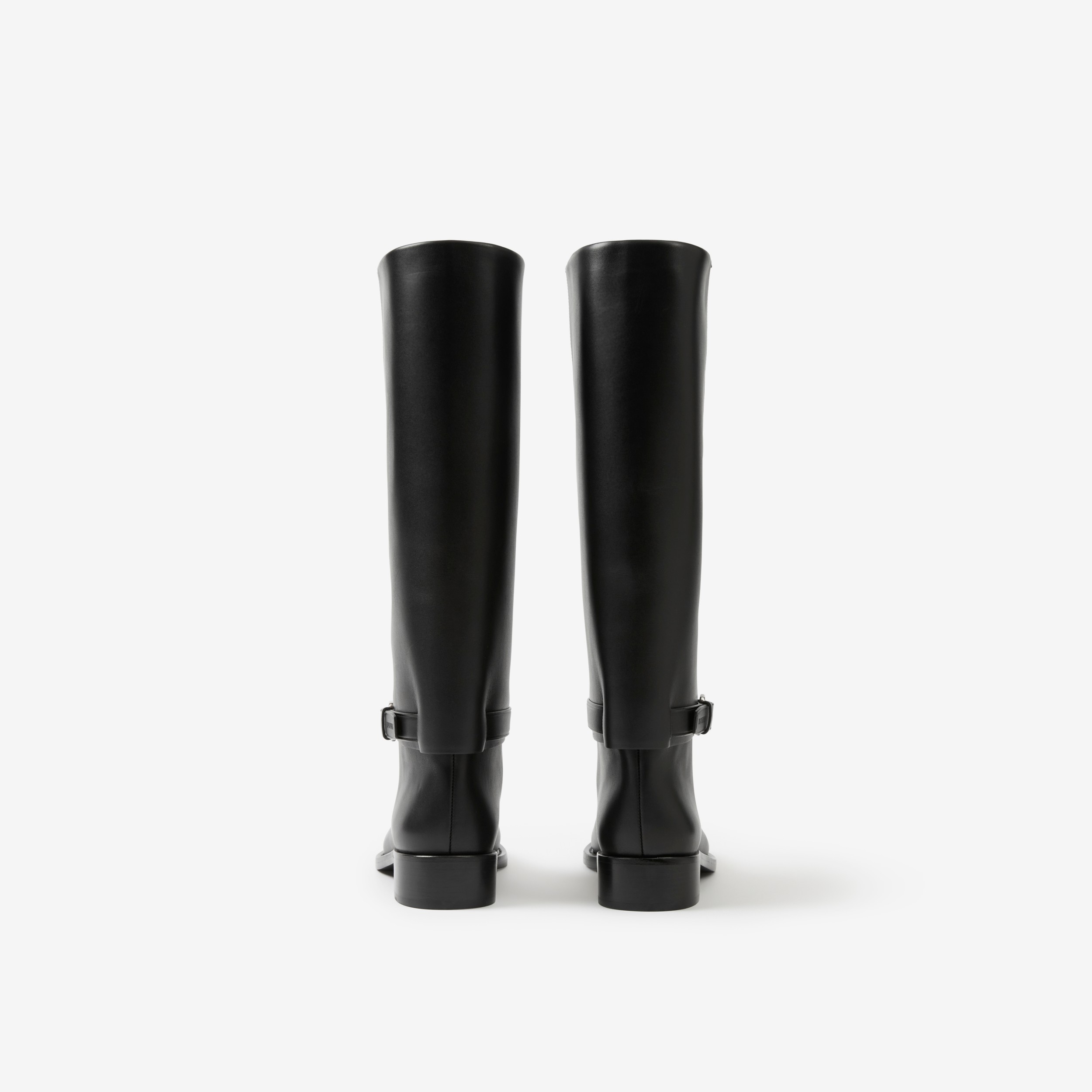 Leather Boots in Black - Women | Burberry® Official