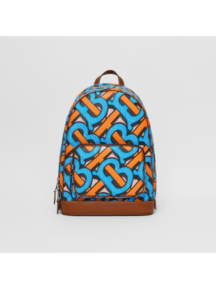 专属标识印花环保帆布双肩包