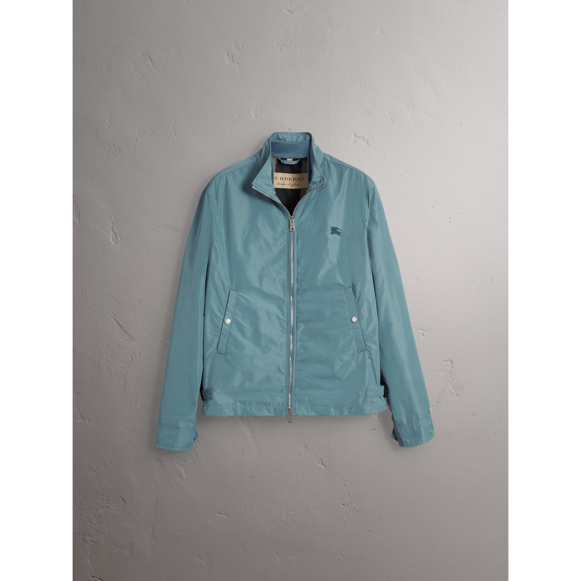 Lightweight Technical Jacket in Powder Green Men Burberry United States