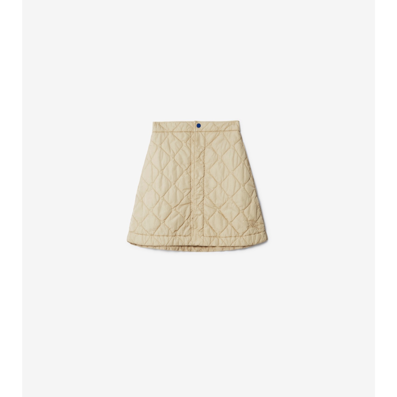 Quilted Nylon Mini Skirt