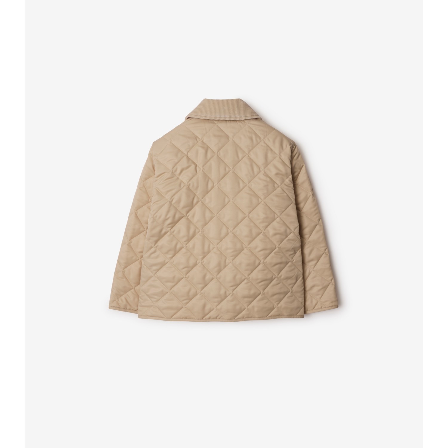 Burberry quilted jacket beige hotsell