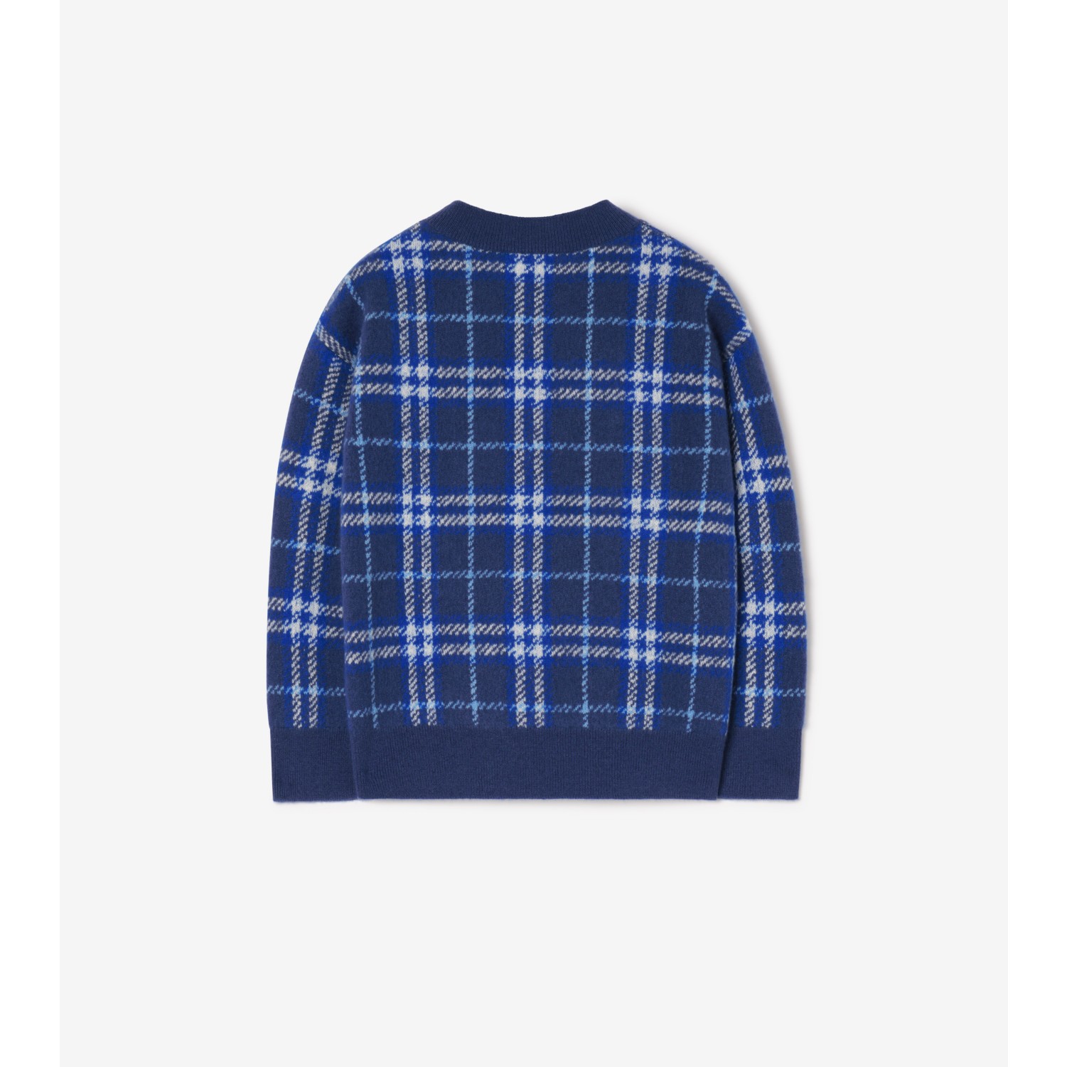 Check Wool Cashmere Sweater
