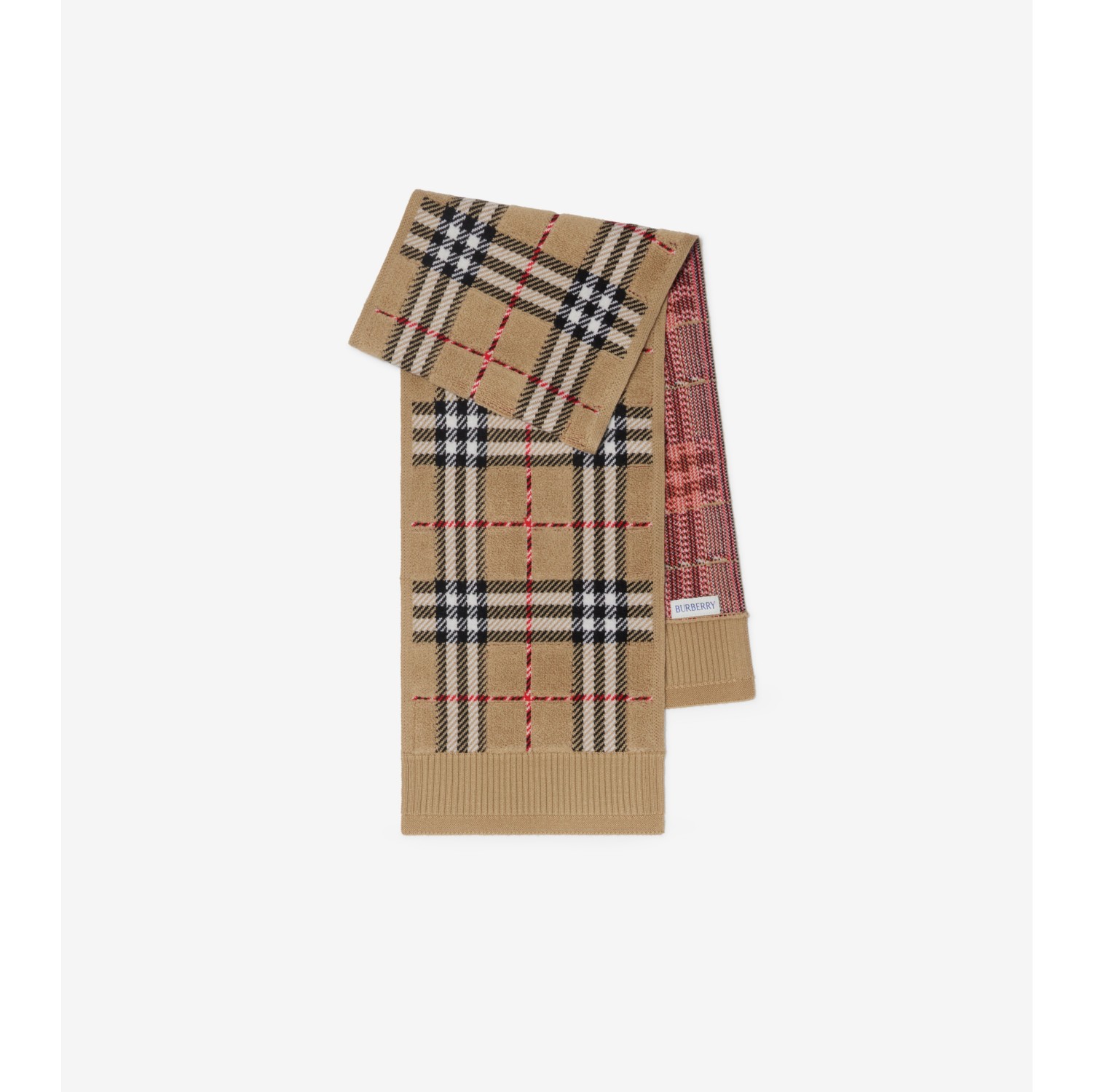 Check Wool Scarf