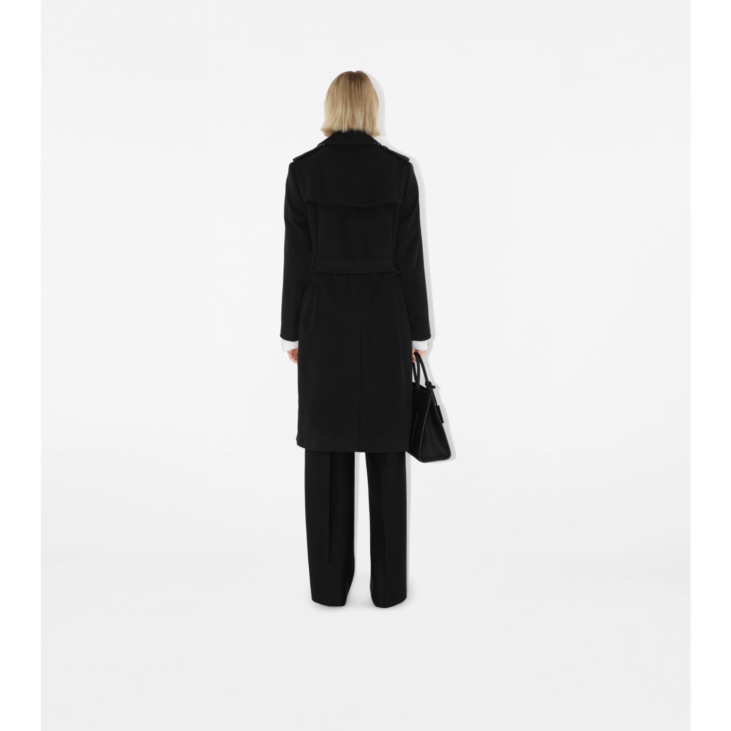 Long Cashmere Blend Kensington Trench Coat