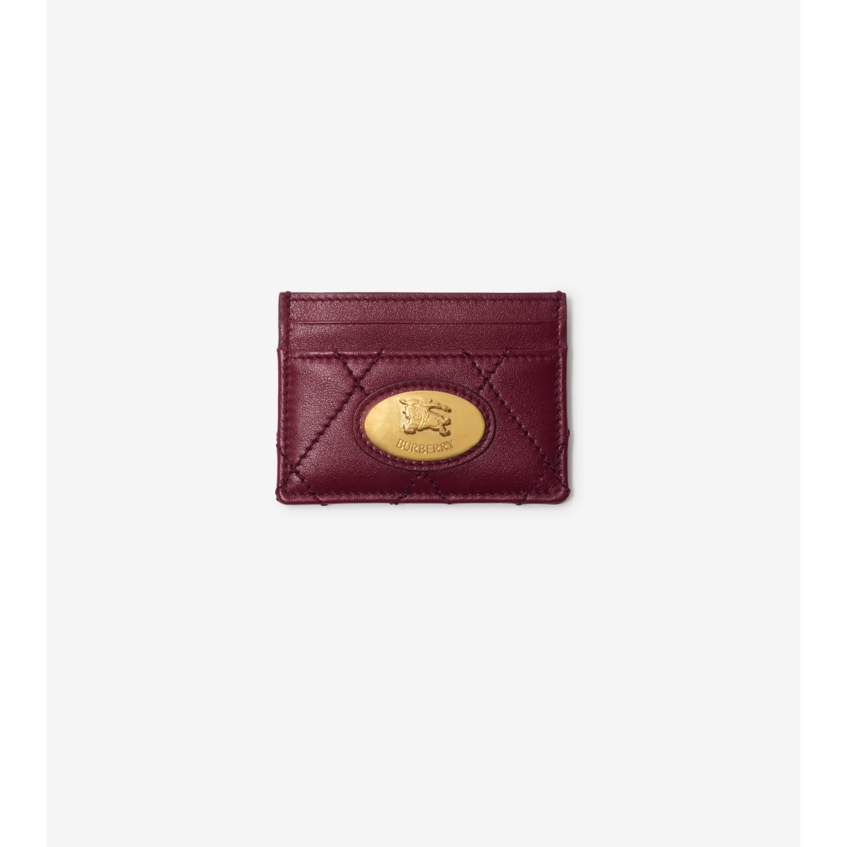 Burberry Strand Card Case In Red
