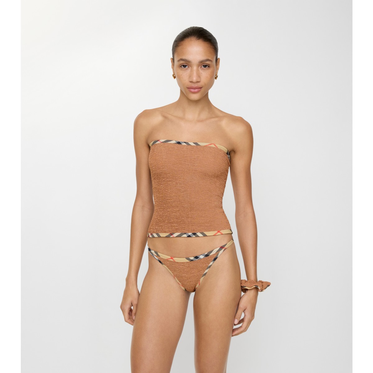  Check Devyn Swim Skirt/Tube Top