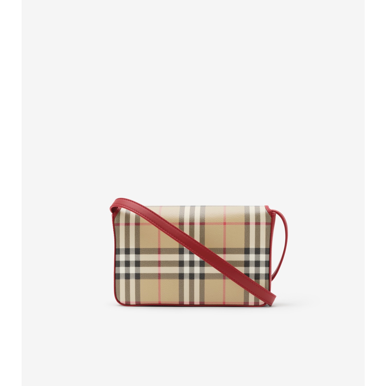 Hampshire Bag in Archive beige/ruby red - Women | Burberry® Official