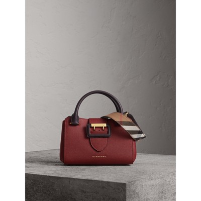 burberry small buckle tote