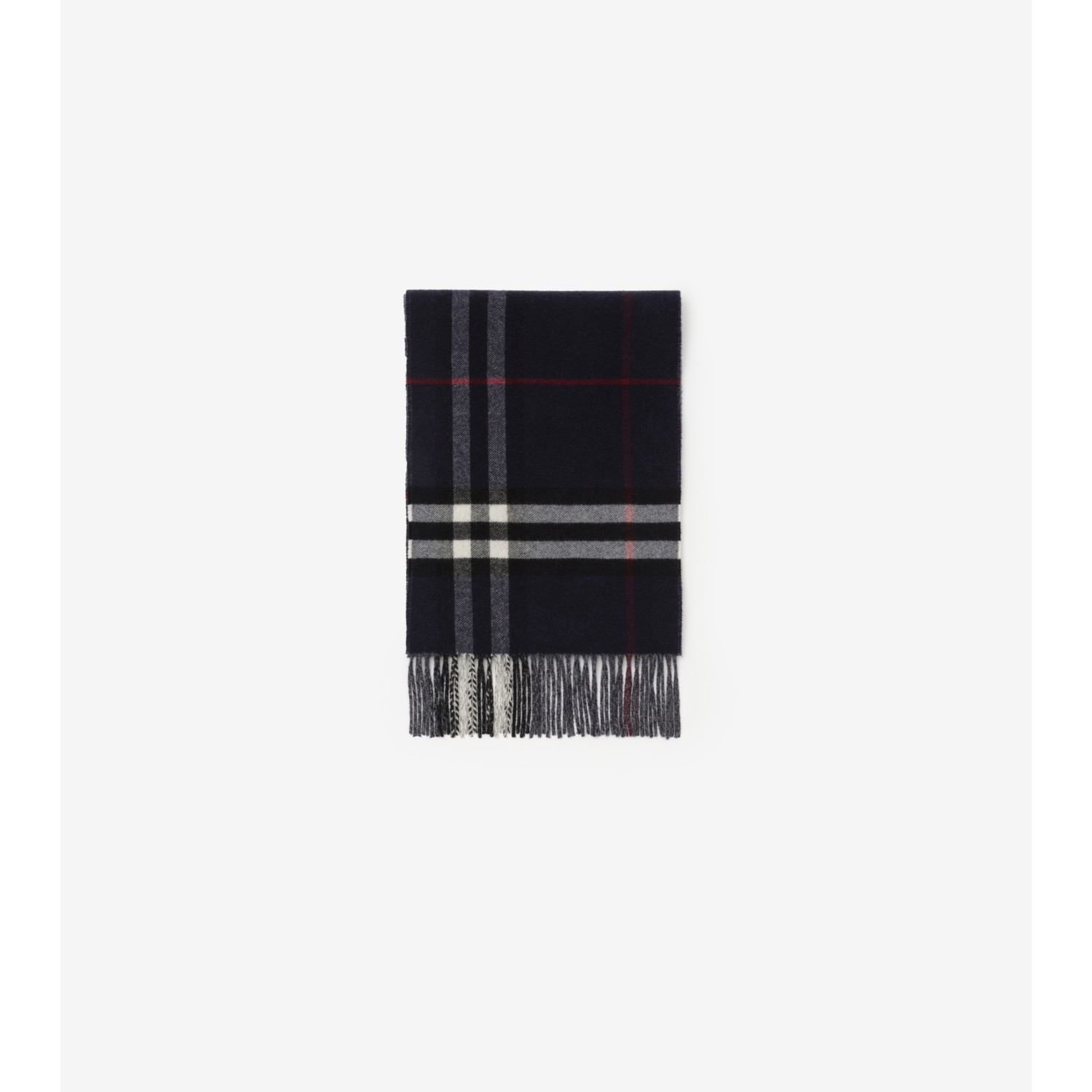 Reversible Check Cashmere Scarf - thumbnail 9