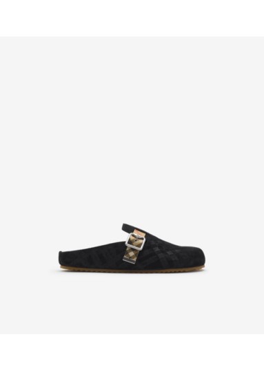 Clogs Urchin de camurça em Check
