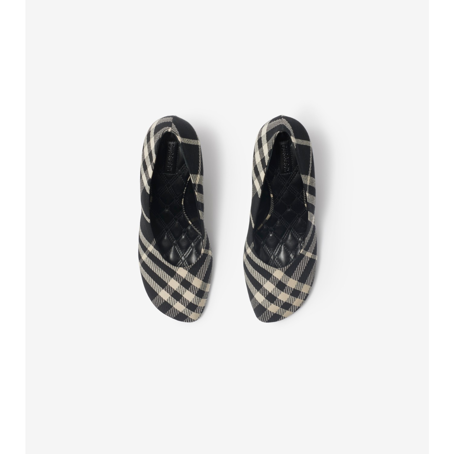 Check Baby High Pumps in Black/calico - Women | Burberry® Official